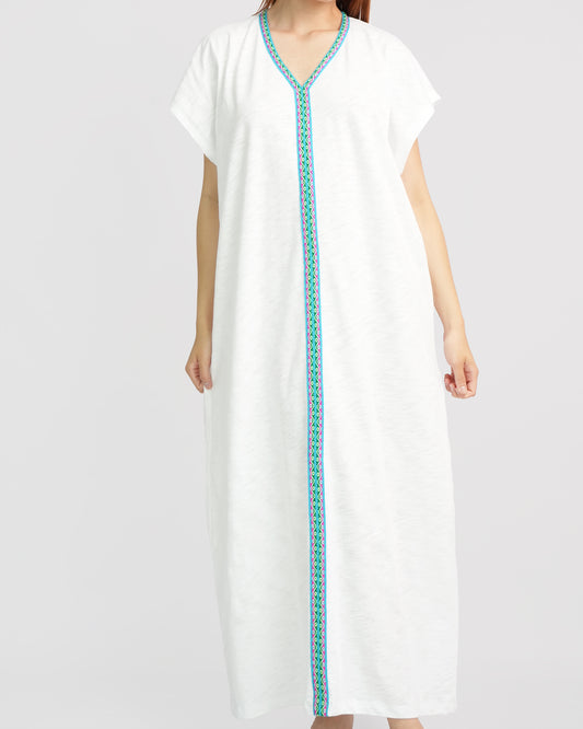 Big Kaftan with Andean Details-Beach dress